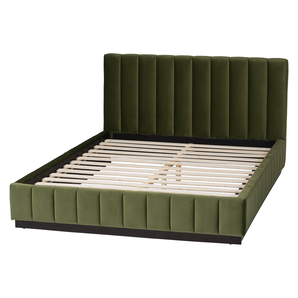 Granger Velvet Upholstered Platform Bed