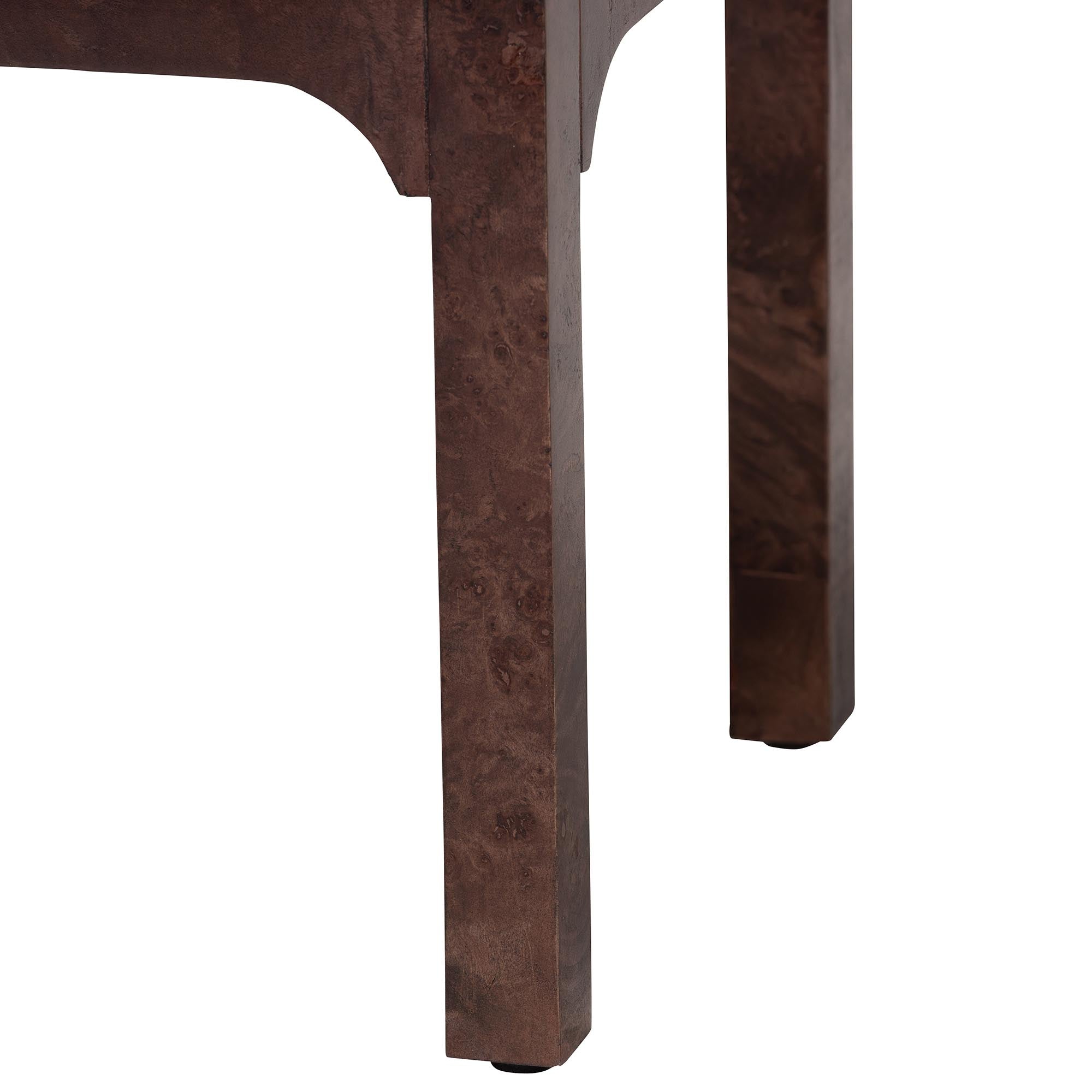 Bali & Pari Kayla Real Burl Wood Nightstand