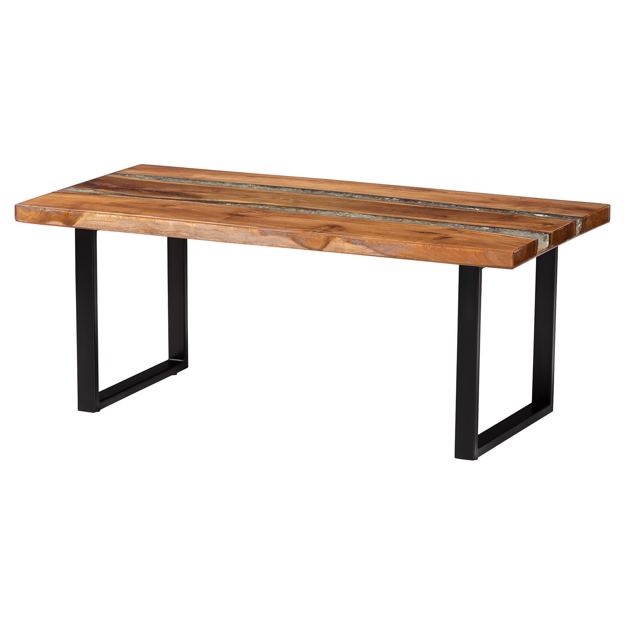 Bali & Pari Apio Wood Epoxy Resin Coffee Table