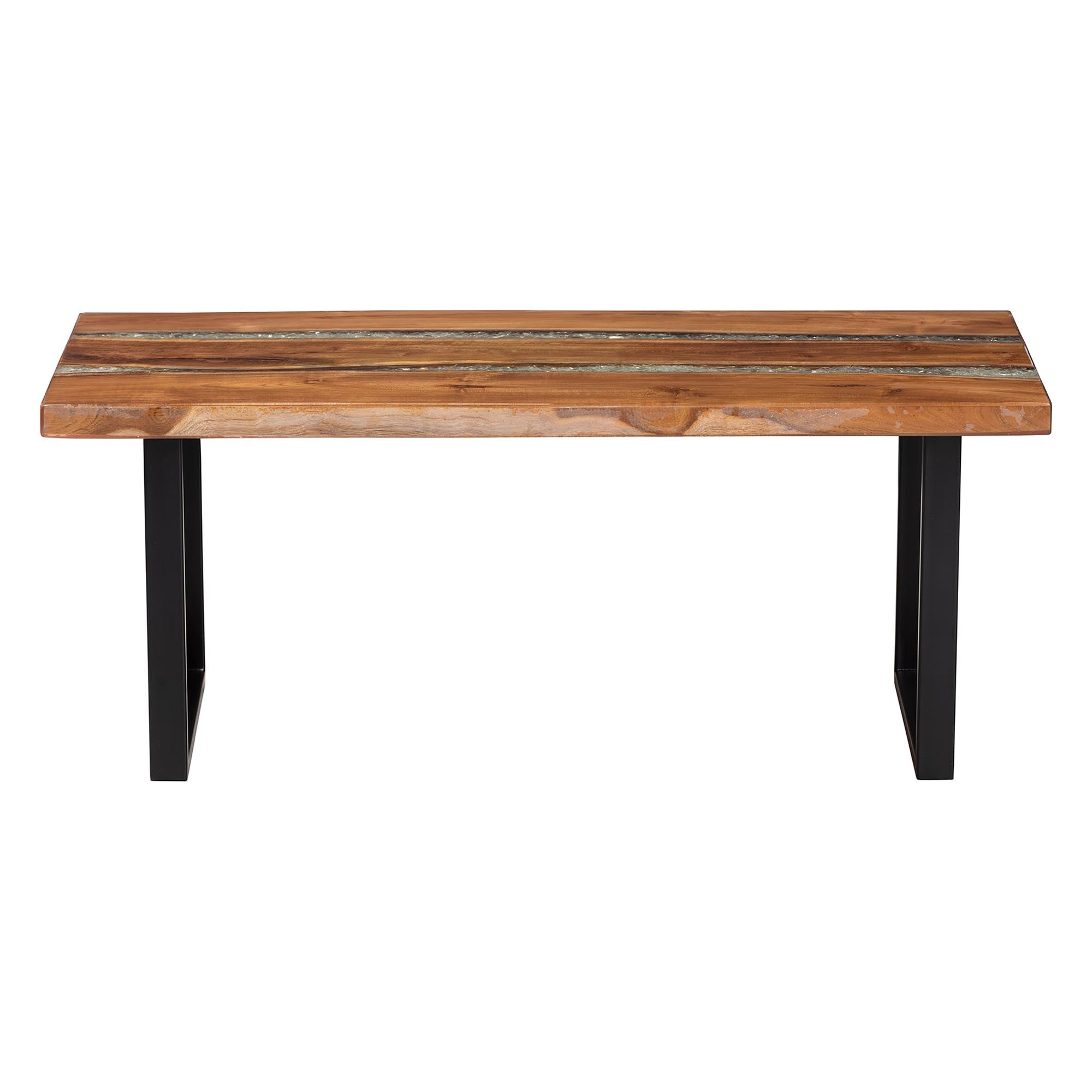 Bali & Pari Apio Wood Epoxy Resin Coffee Table