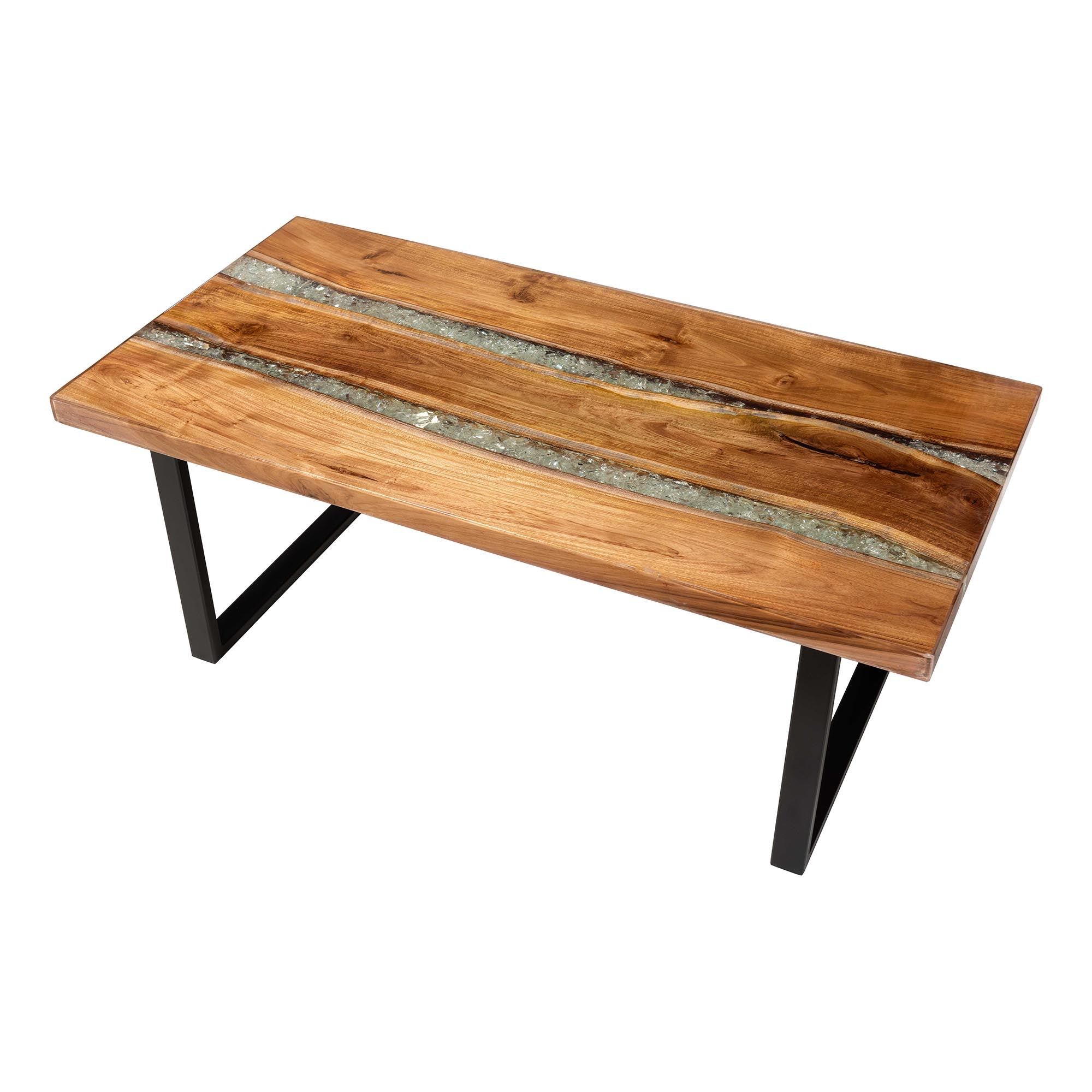 Bali & Pari Apio Wood Epoxy Resin Coffee Table