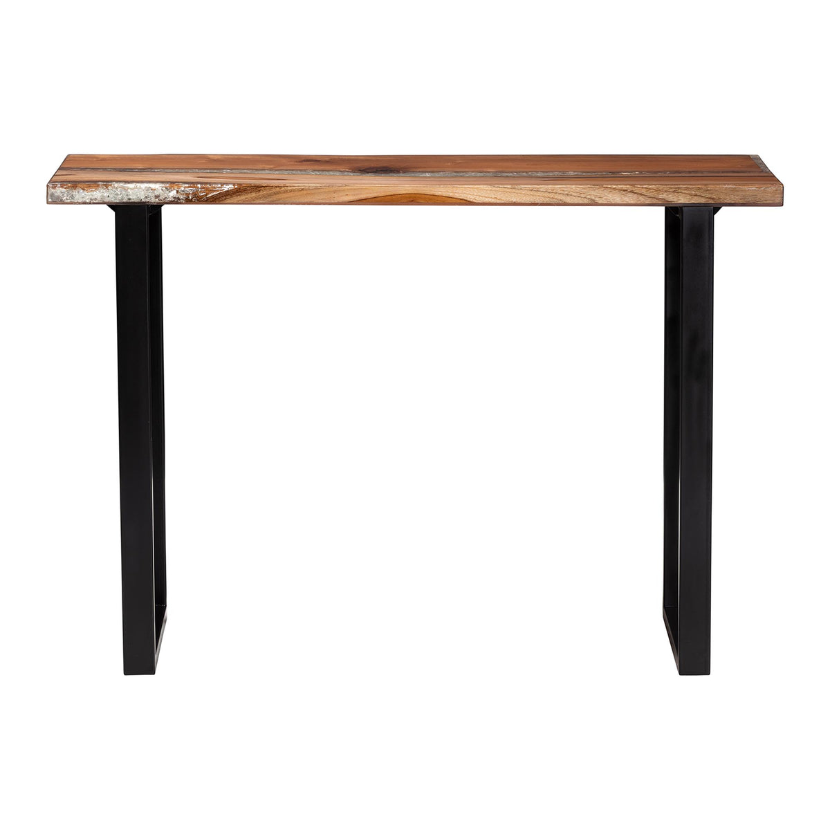 Bali & Pari Apio Wood Epoxy Resin Console Table