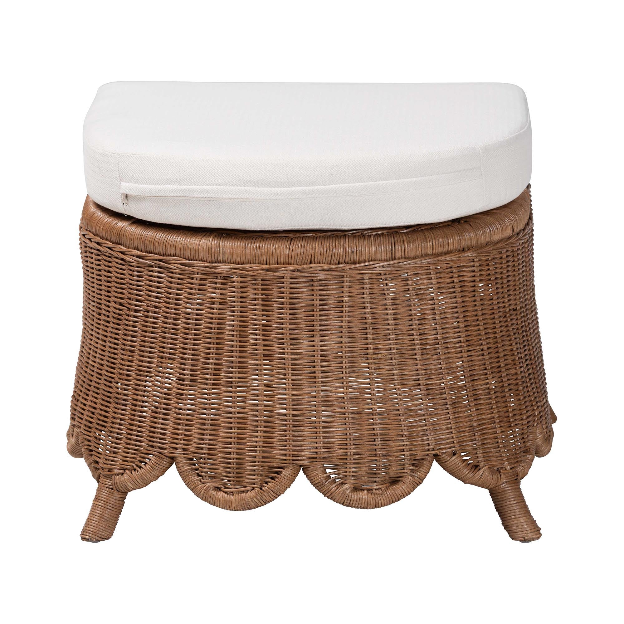 Bali & Pari Detta Rattan Footstool
