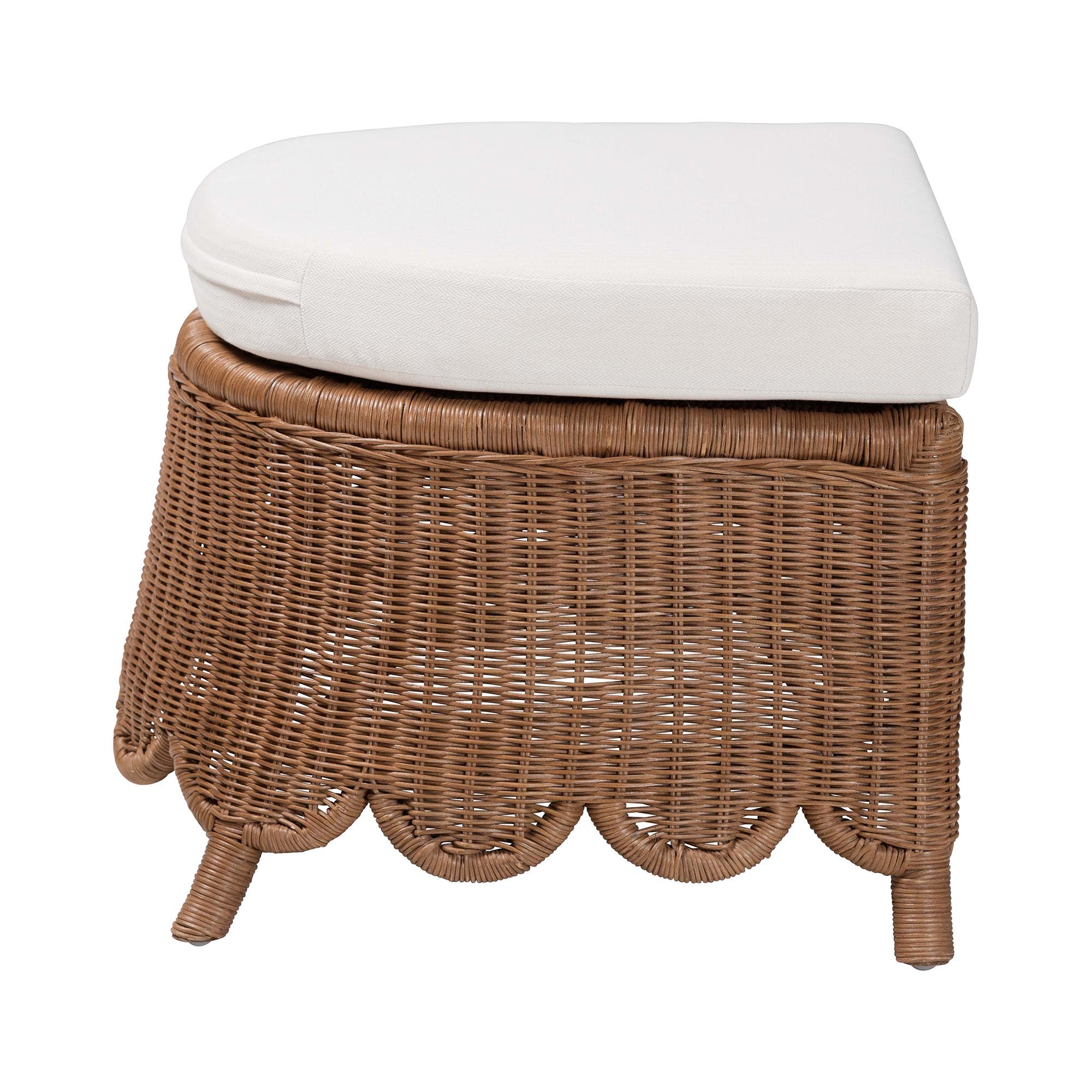Bali & Pari Detta Rattan Footstool