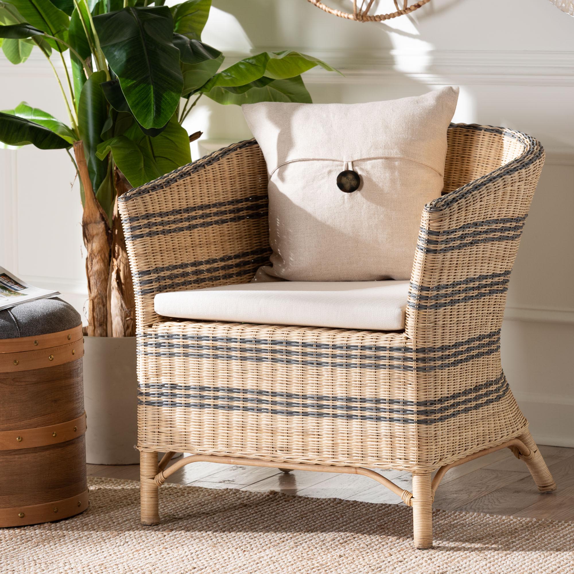 Bali & Pari Elda Rattan Accent Chair