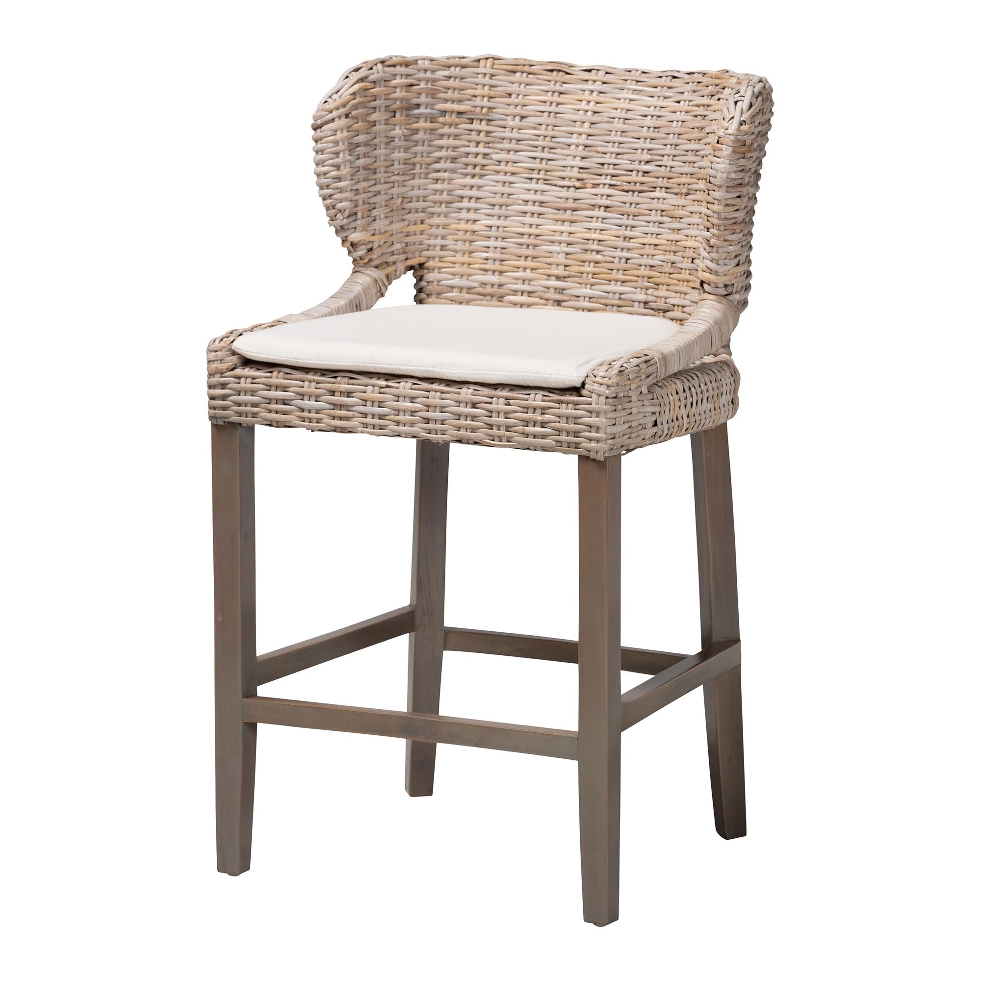 Bali & Pari Niesha Kubu Rattan Counter Stool