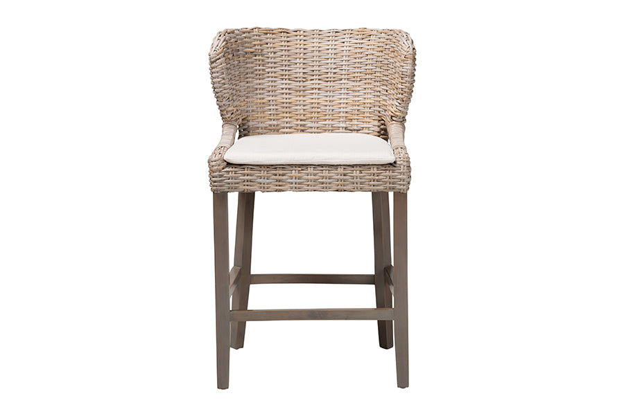 Bali & Pari Niesha Kubu Rattan Counter Stool