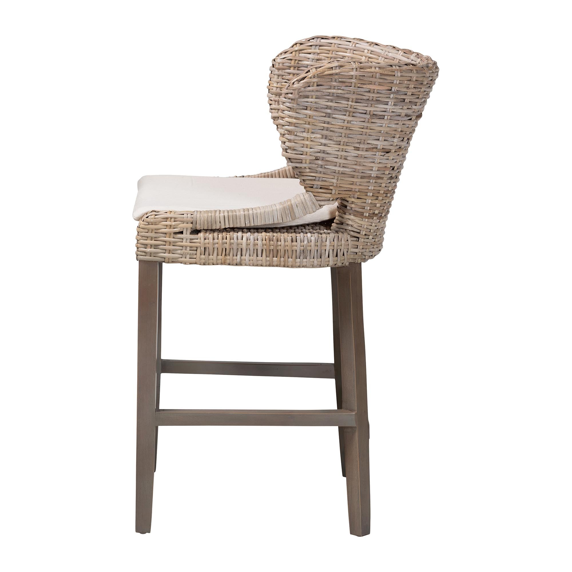 Bali & Pari Niesha Kubu Rattan Counter Stool