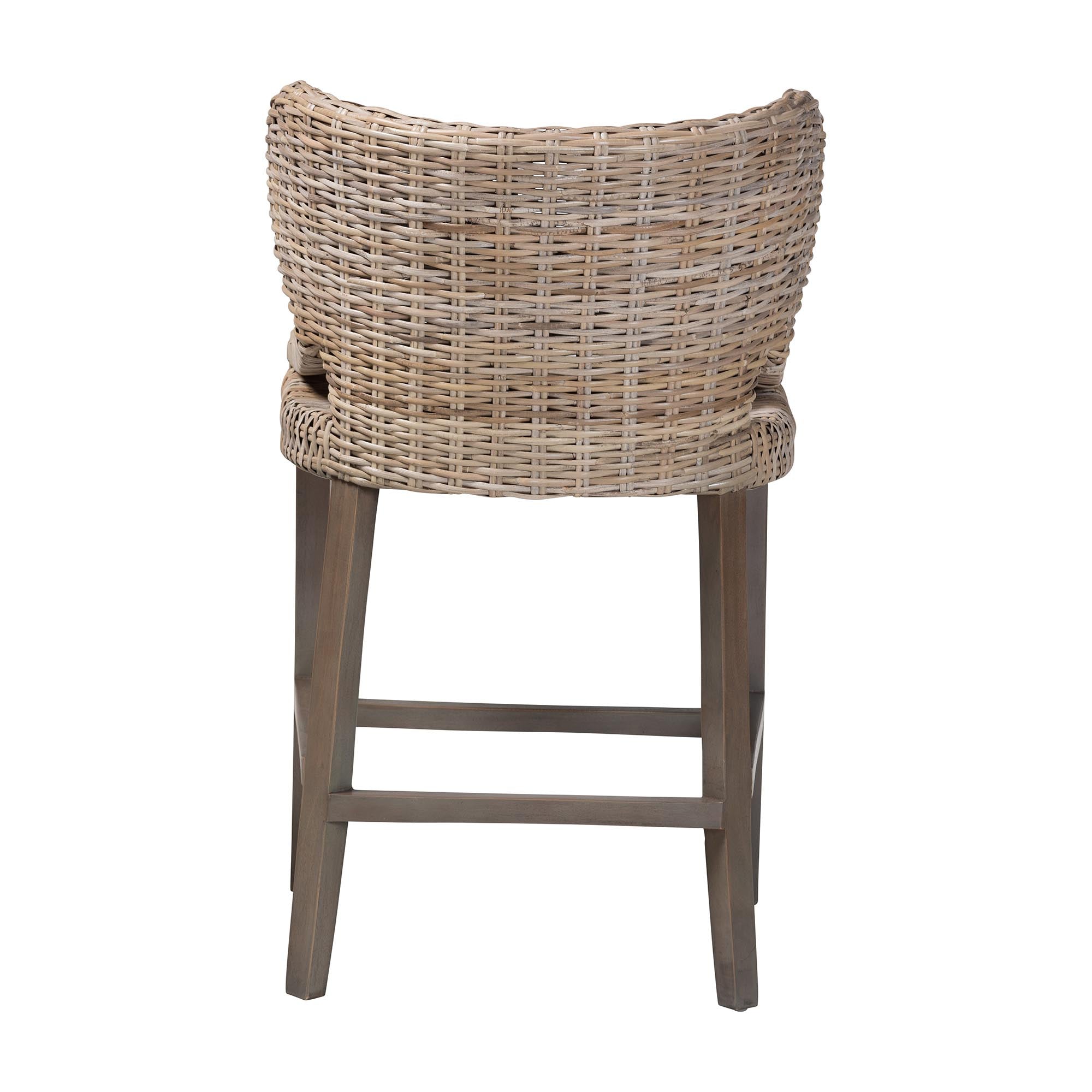 Bali & Pari Niesha Kubu Rattan Counter Stool