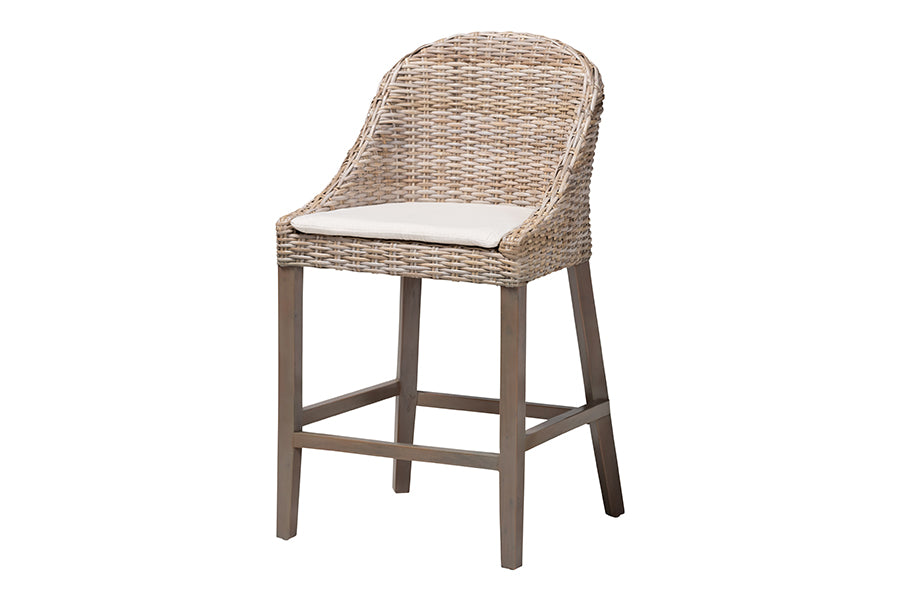 Bali & Pari Lara Kubu Rattan Counter Stool