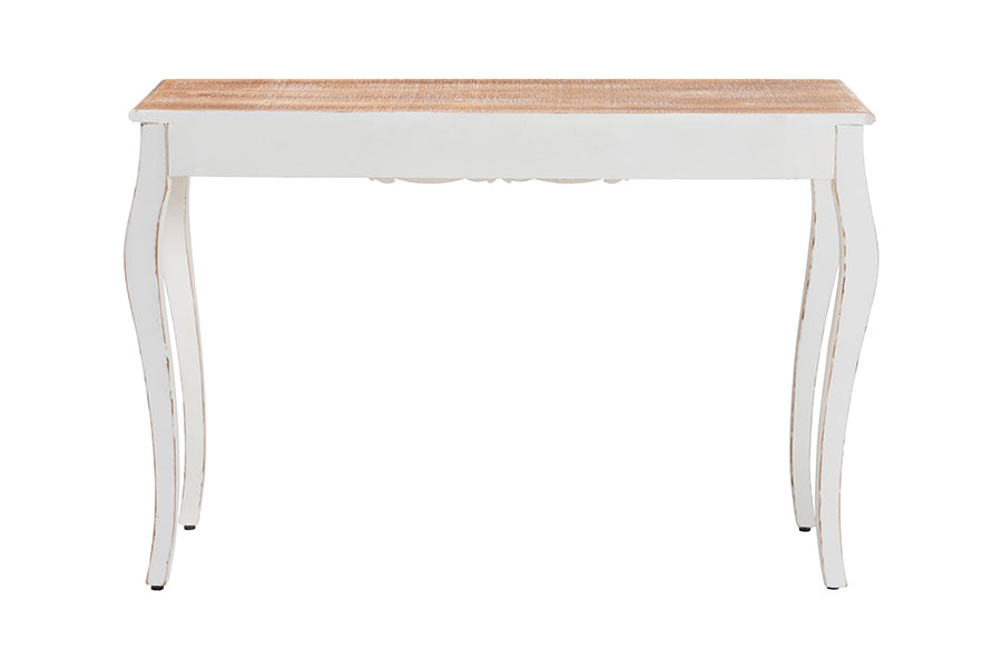 Riquin Distressed Wood Console Table