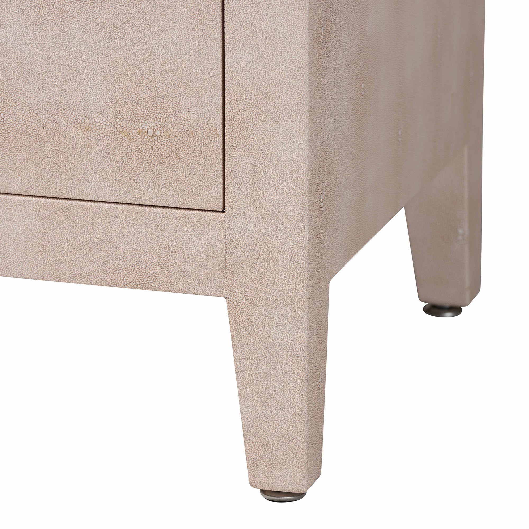 Nira Faux Shagreen Storage Cabinet