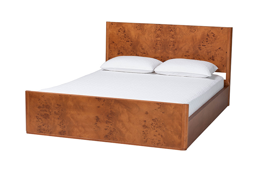 Bali & Pari Fuentes Real Burl Wood Bed
