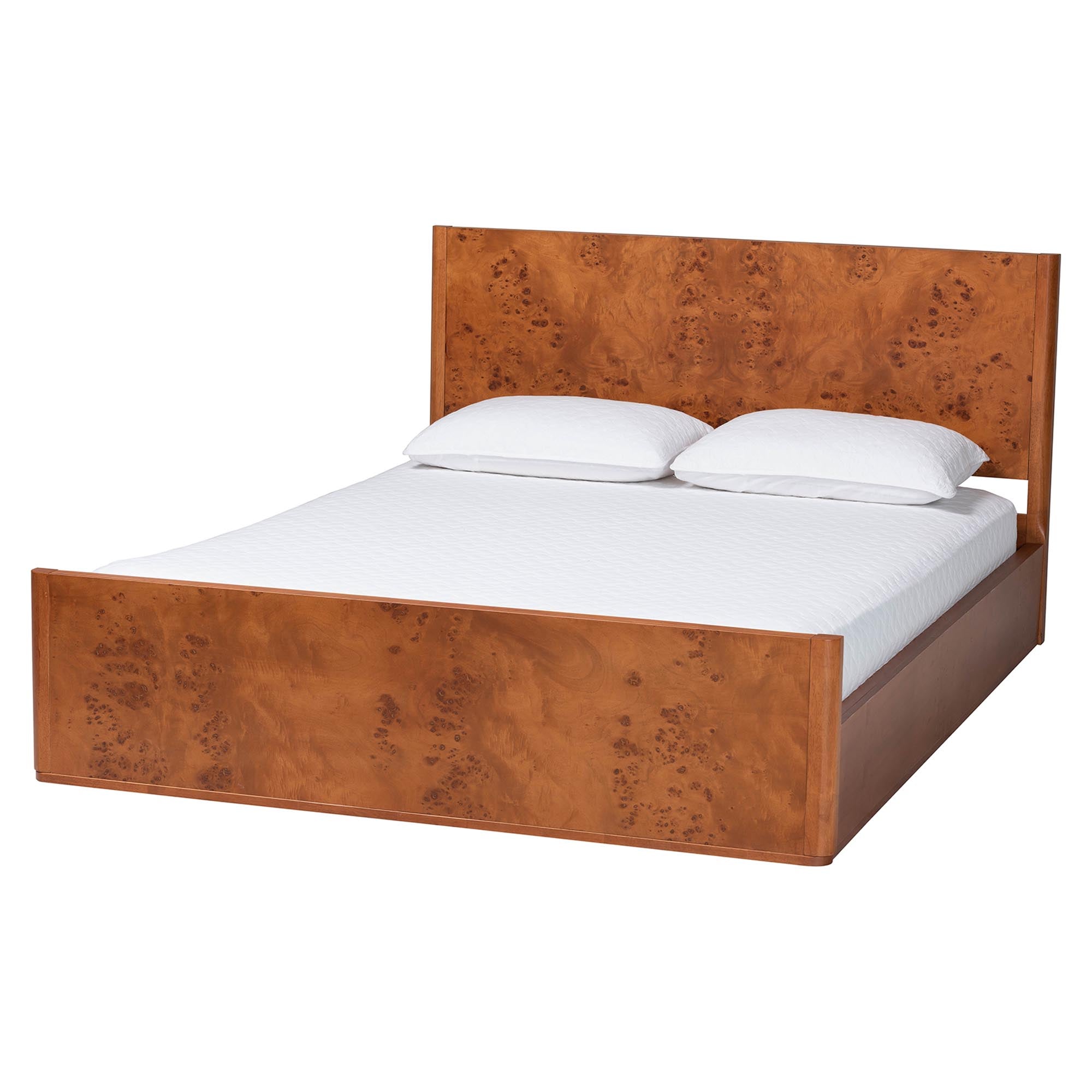 Bali & Pari Fuentes Real Burl Wood Bed