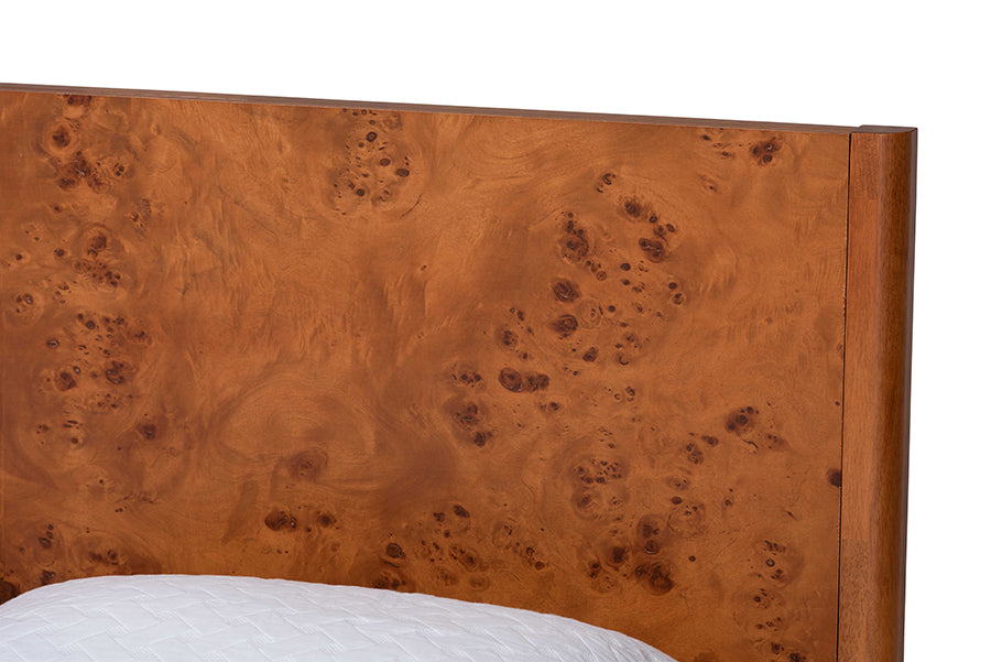 Bali & Pari Fuentes Real Burl Wood Bed