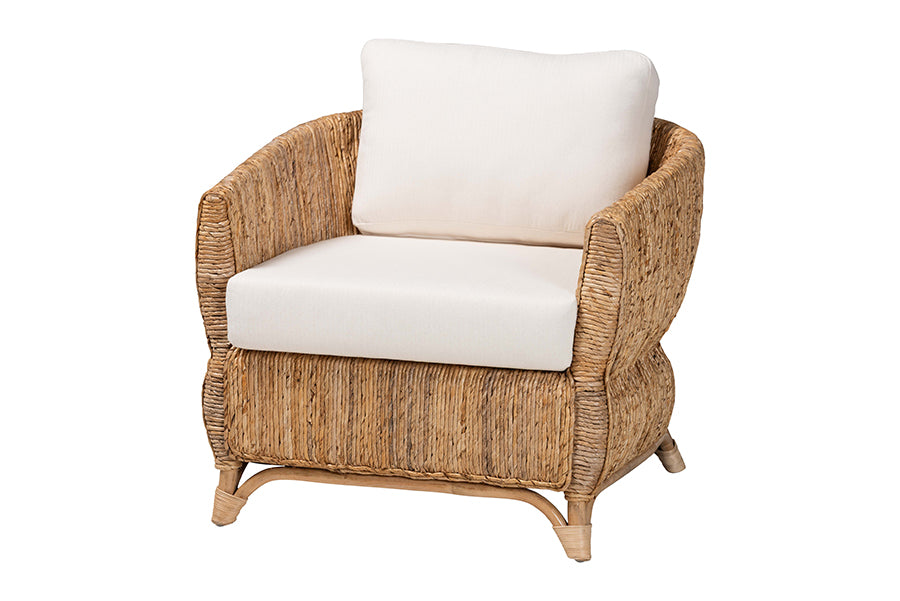 Bali & Pari Roma Rattan and Seagrass Armchair