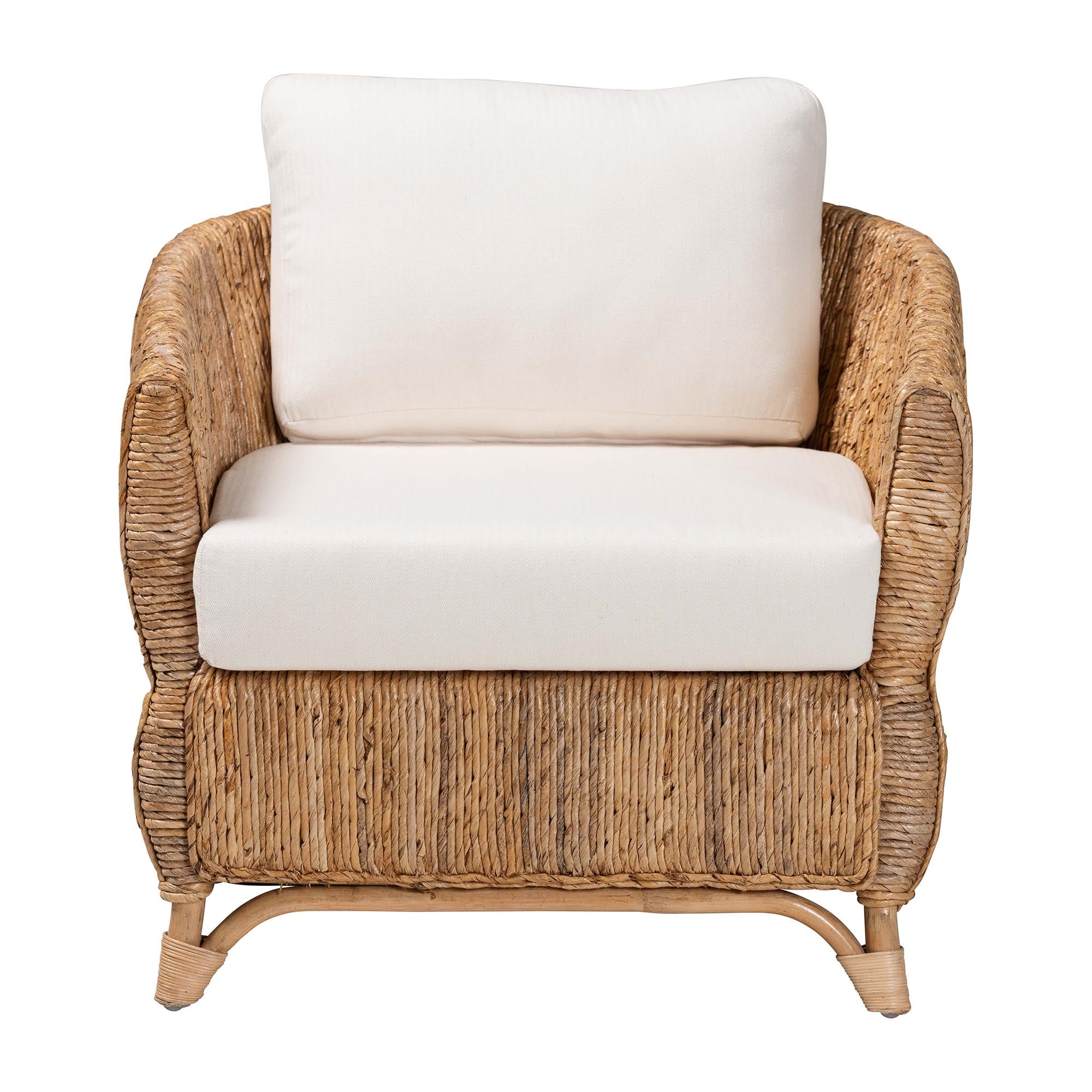 Bali & Pari Roma Rattan and Seagrass Armchair