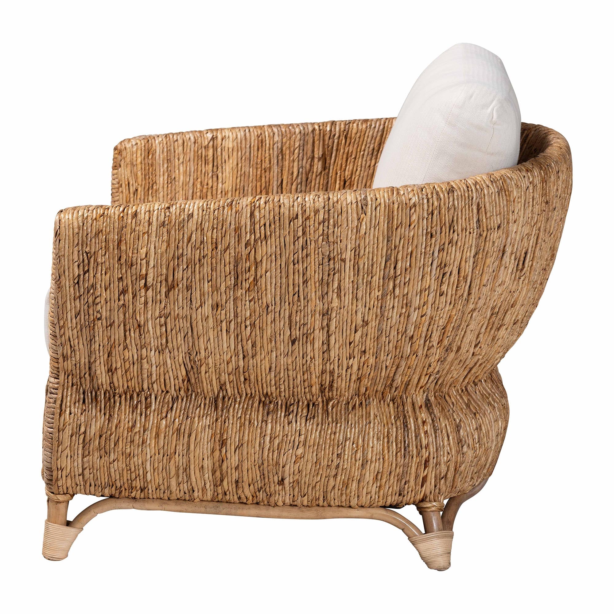 Bali & Pari Roma Rattan and Seagrass Armchair