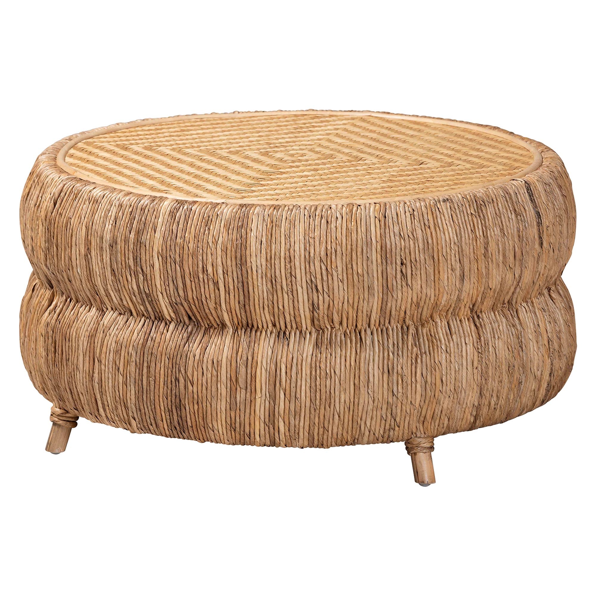 Bali & Pari Roma Rattan and Seagrass Coffee Table