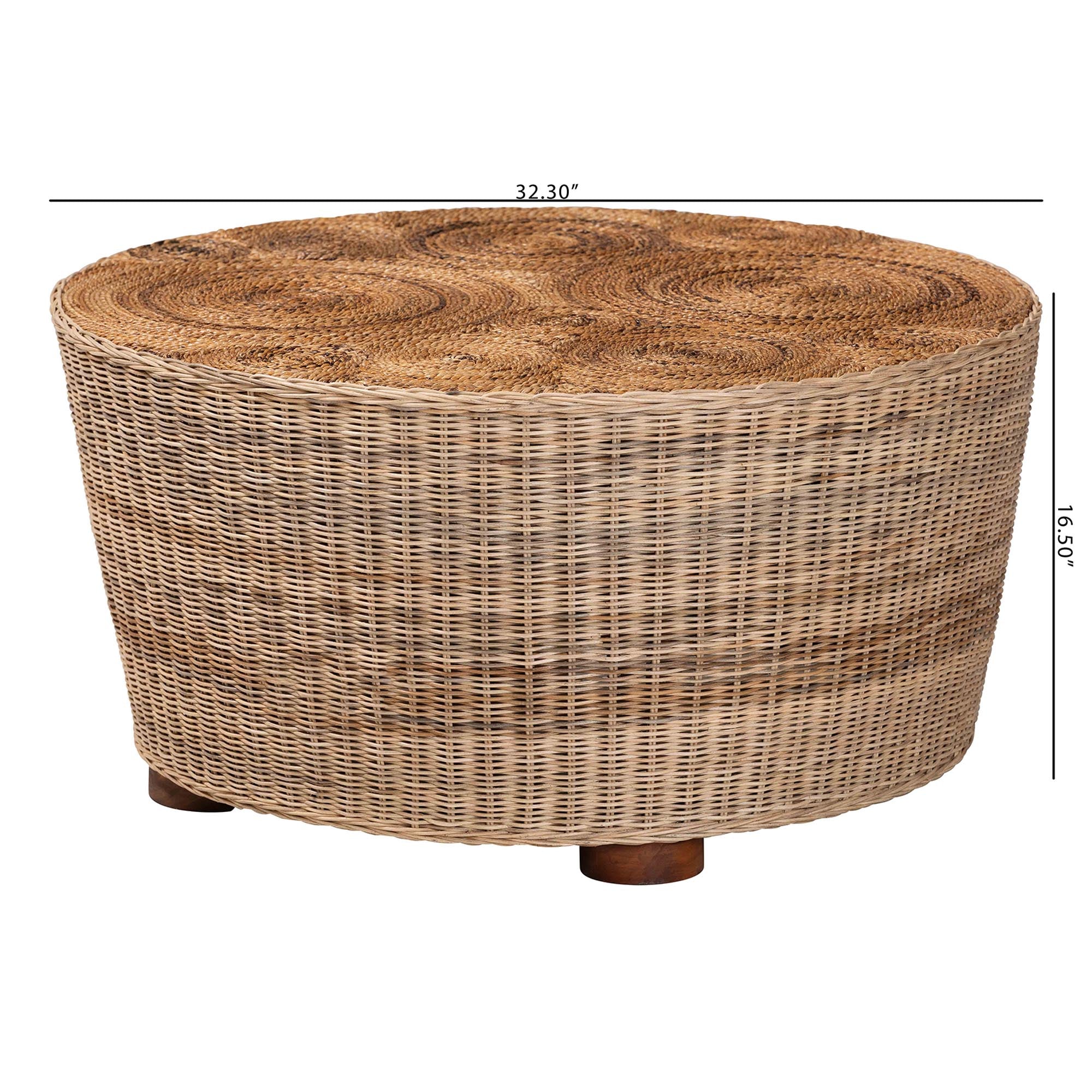 Bali & Pari Hosanna Rattan Coffee Table