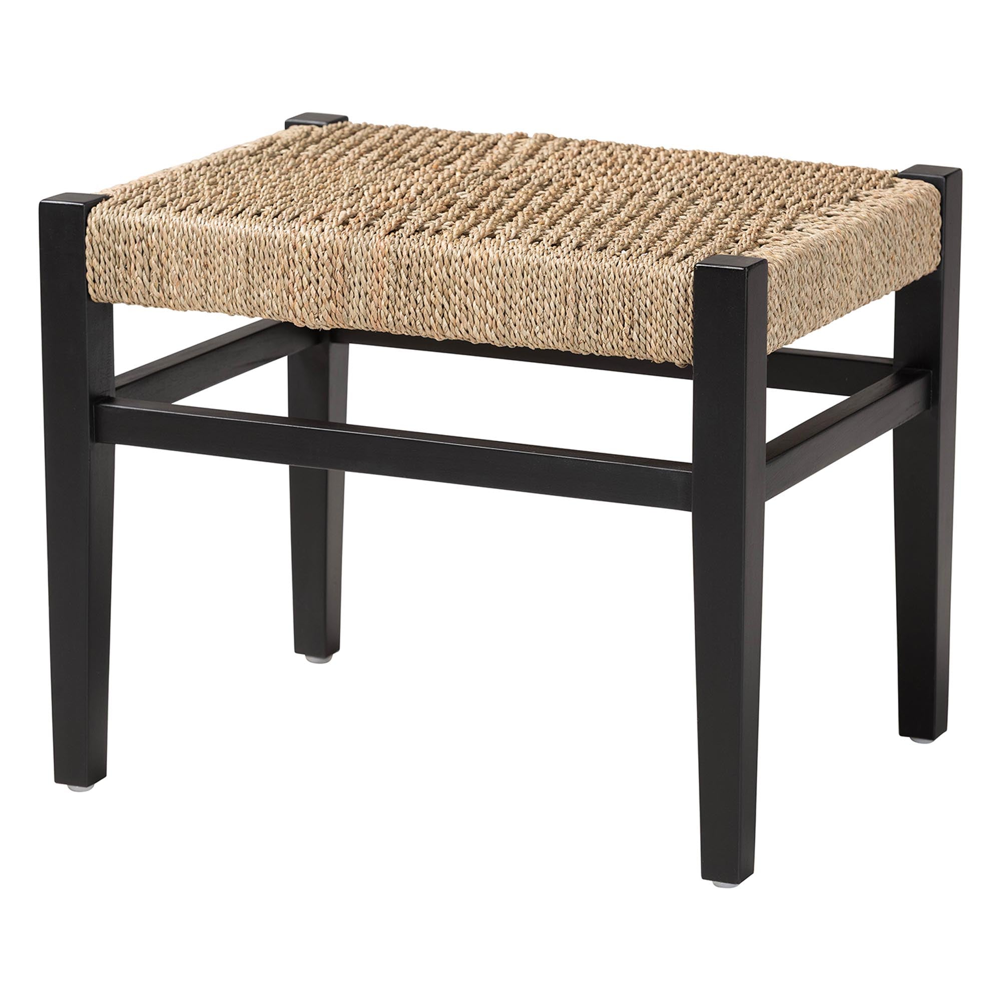 Bali & Pari Amber Seagrass Accent Bench