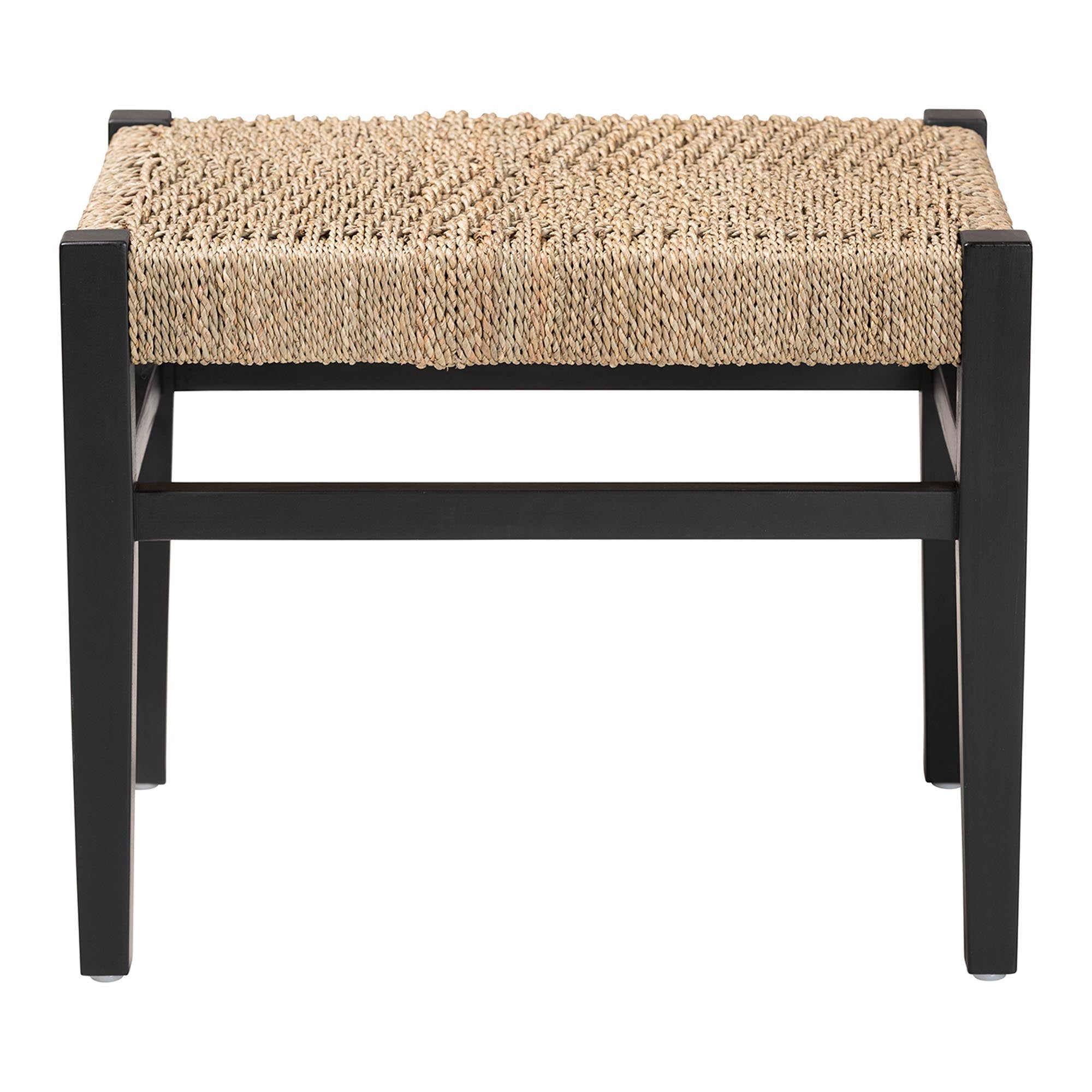 Bali & Pari Amber Seagrass Accent Bench