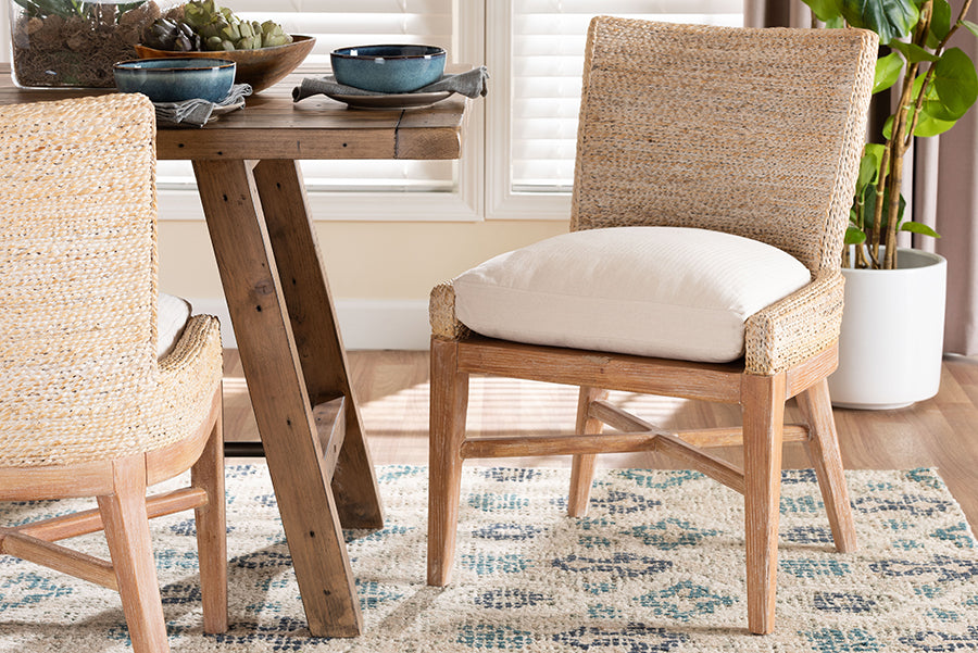 Bali & Pari Ridley Seagrass Dining Chair