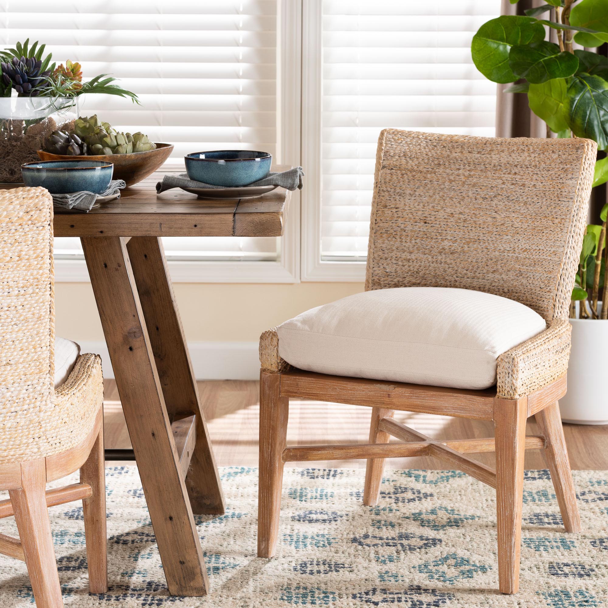 Bali & Pari Ridley Seagrass Dining Chair