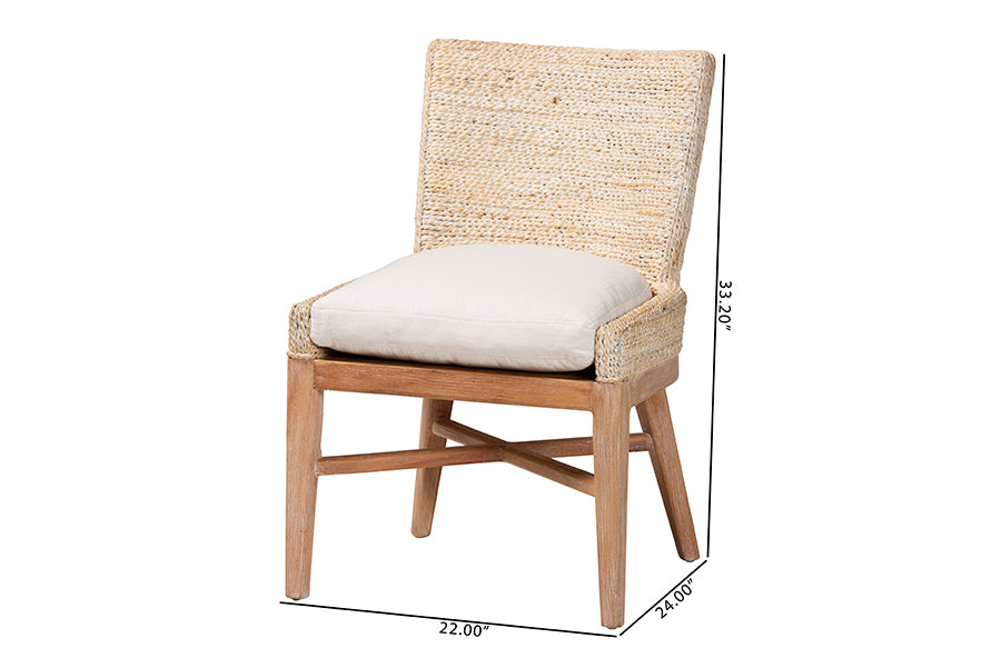 Bali & Pari Ridley Seagrass Dining Chair