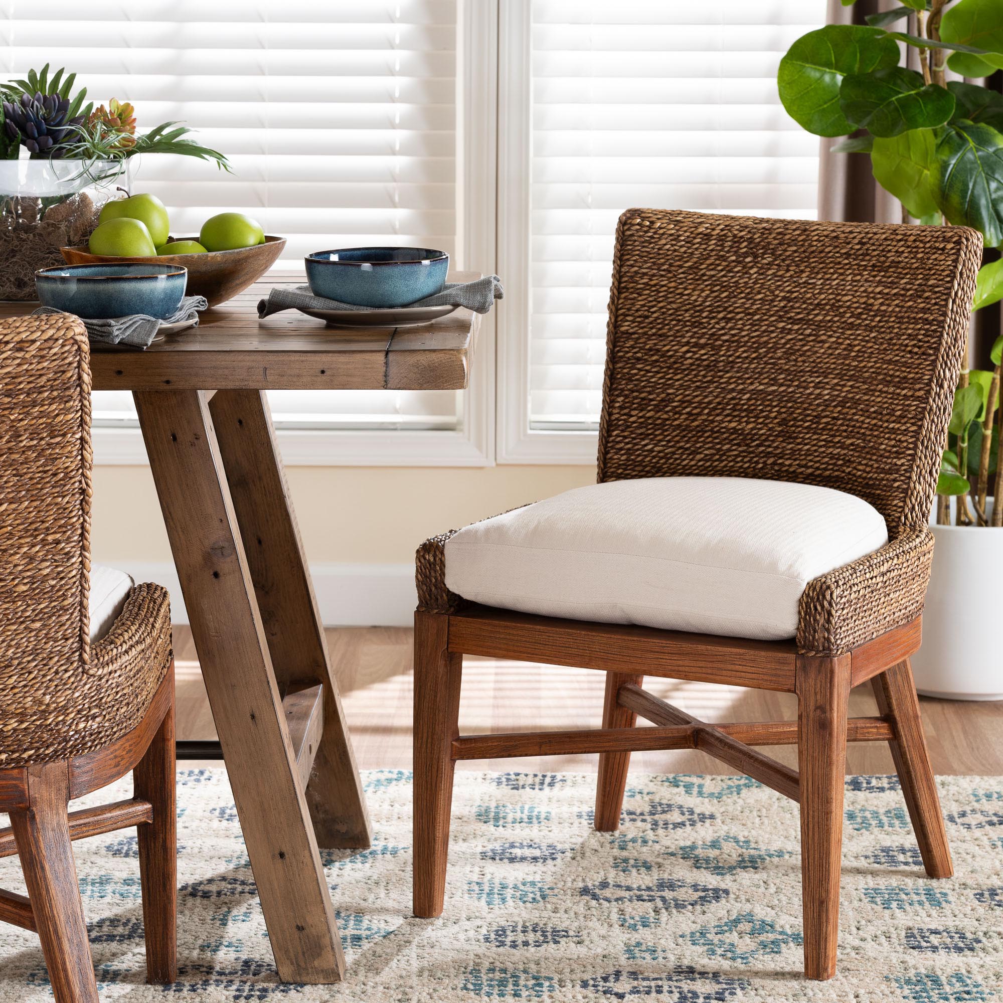 Bali & Pari Ridley Seagrass Dining Chair