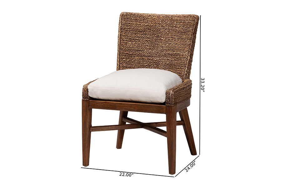 Bali & Pari Ridley Seagrass Dining Chair