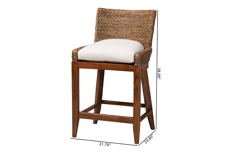 Bali & Pari Ridley Seagrass Counter Stool