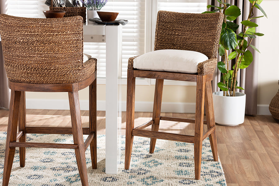 Bali & Pari Ridley Seagrass Bar Stool