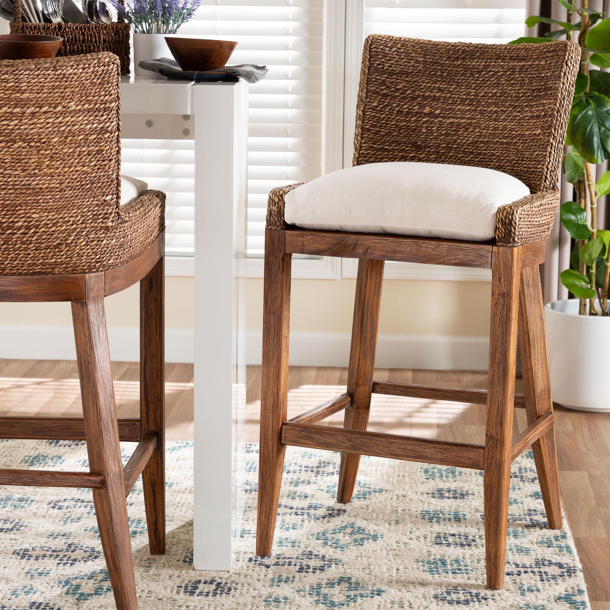 Bali & Pari Ridley Seagrass Bar Stool
