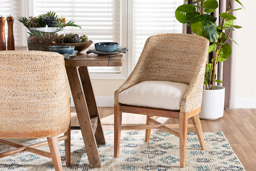 Bali & Pari Jasper Seagrass Dining Chair