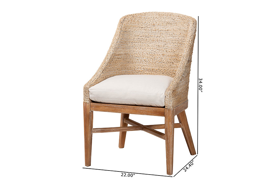 Bali & Pari Jasper Seagrass Dining Chair