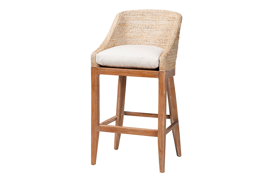 Bali & Pari Jasper Seagrass Bar Stool