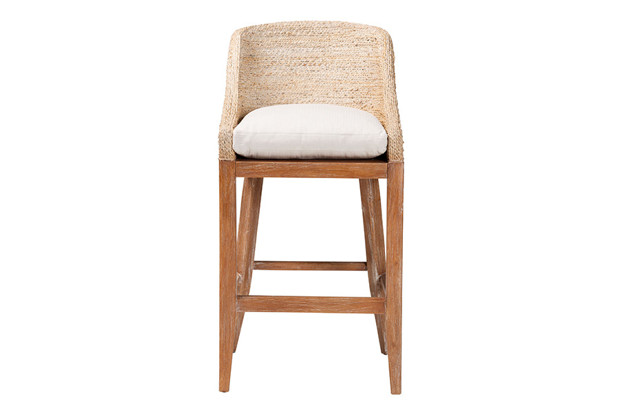 Bali & Pari Jasper Seagrass Bar Stool