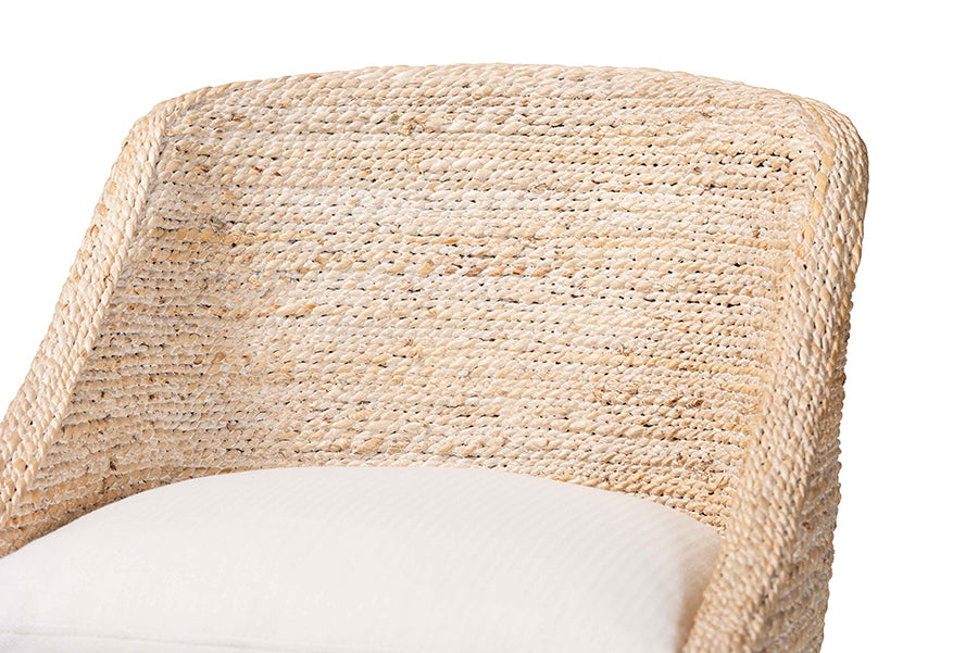 Bali & Pari Jasper Seagrass Bar Stool