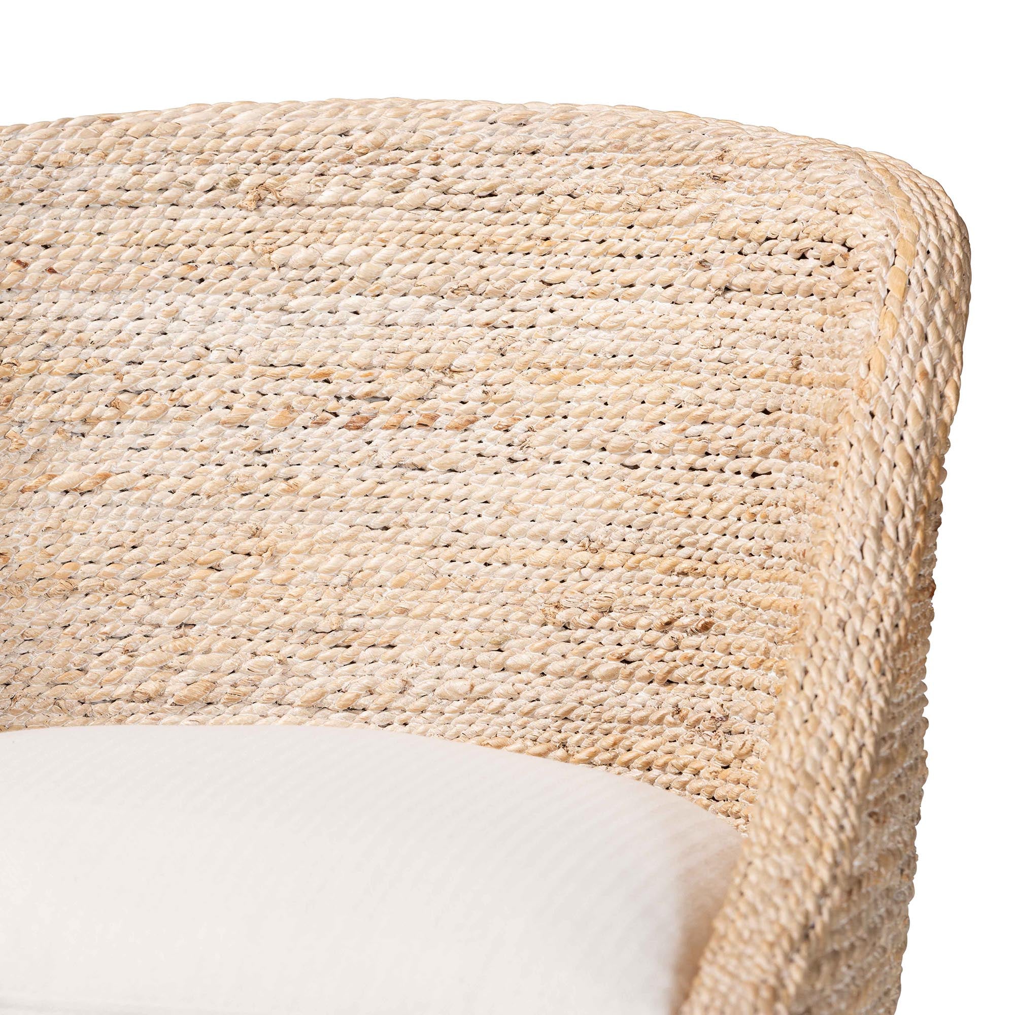 Bali & Pari Jasper Seagrass Bar Stool