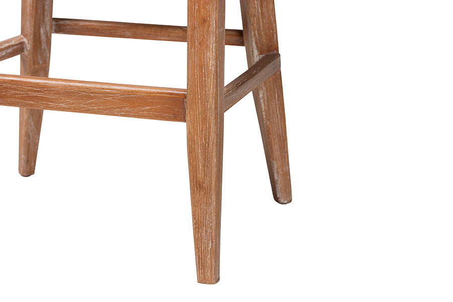 Bali & Pari Jasper Seagrass Bar Stool