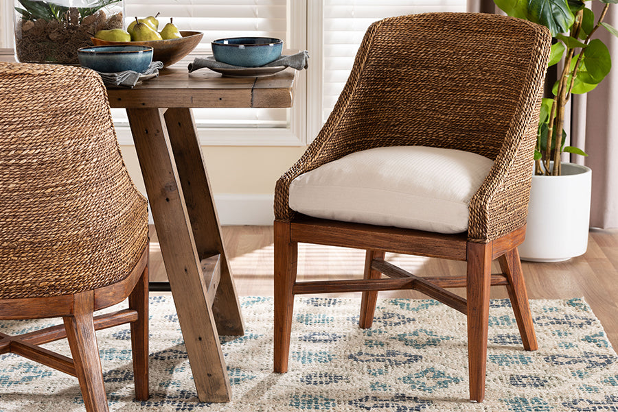 Bali & Pari Jasper Seagrass Dining Chair