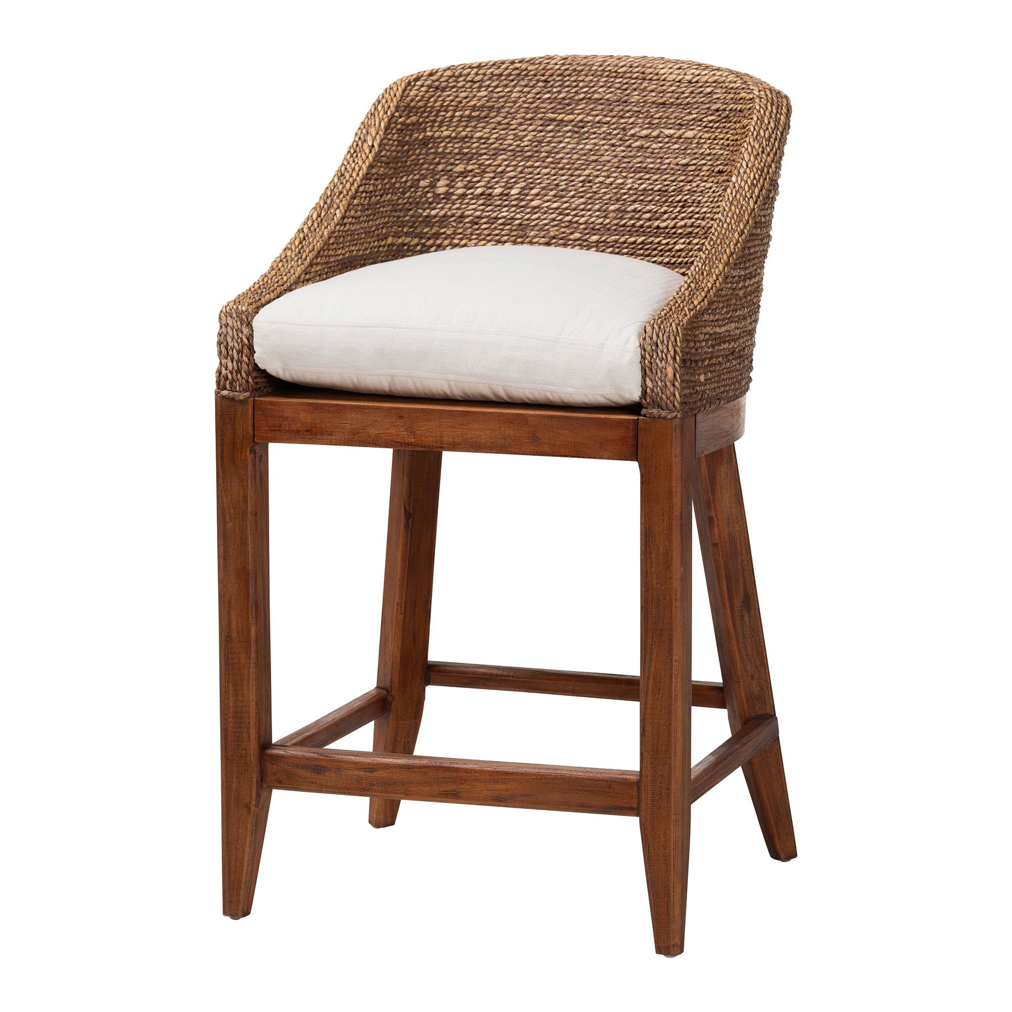 Bali & Pari Jasper Seagrass Counter Stool