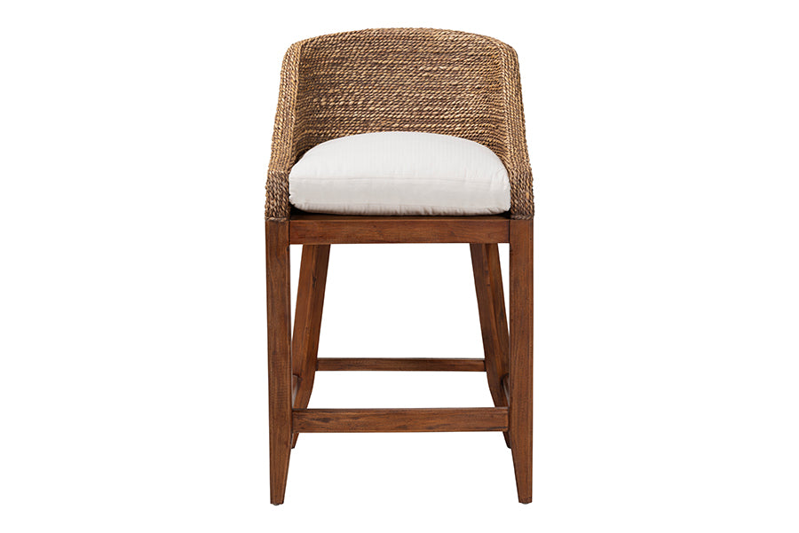 Bali & Pari Jasper Seagrass Counter Stool
