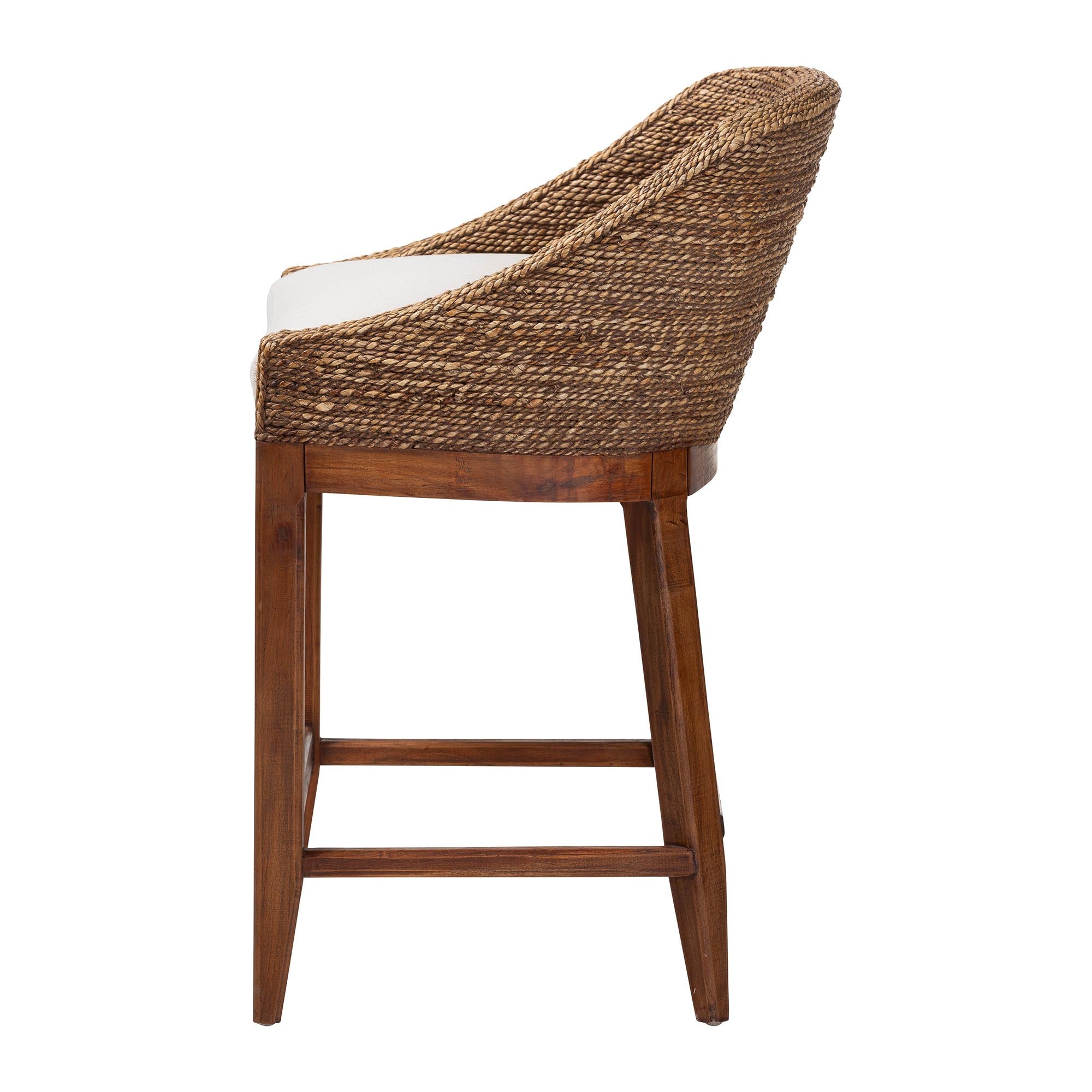Bali & Pari Jasper Seagrass Counter Stool