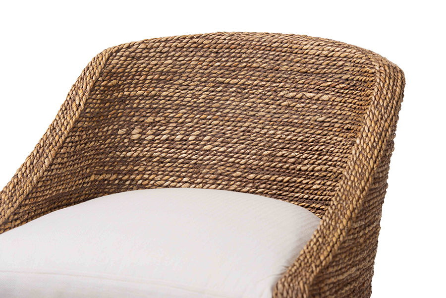 Bali & Pari Jasper Seagrass Counter Stool