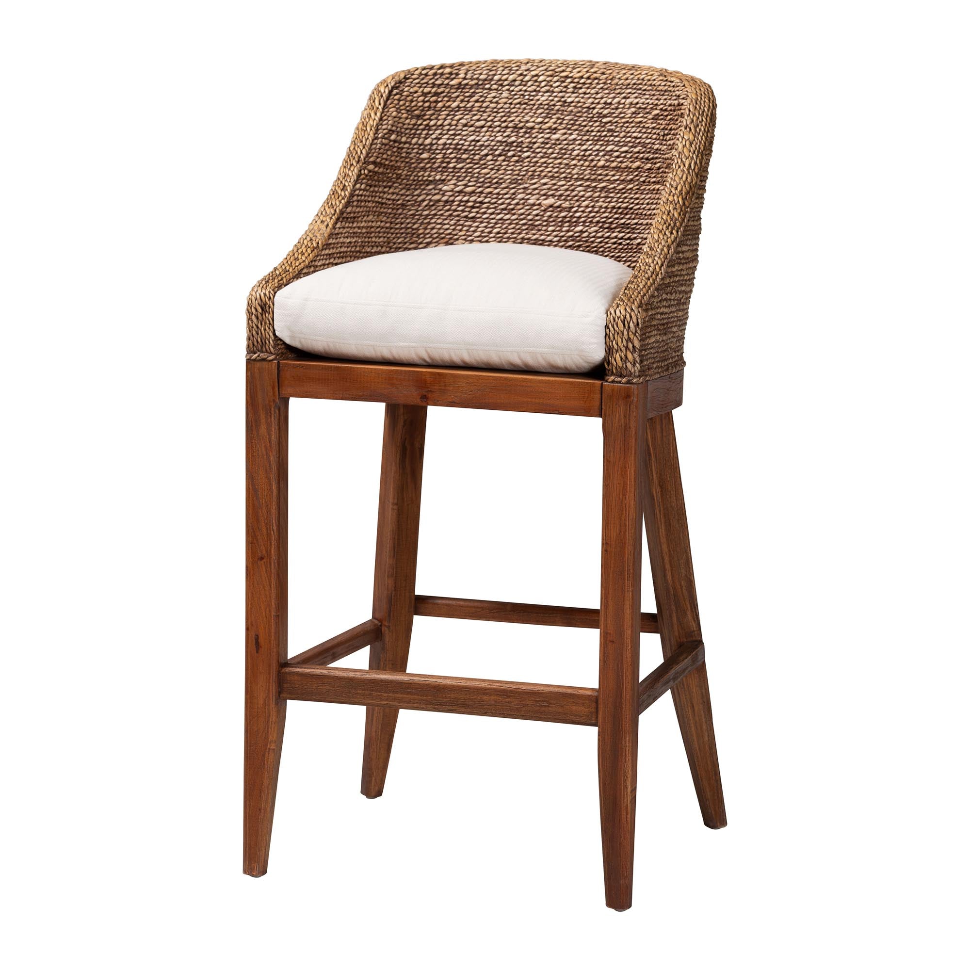 Bali & Pari Jasper Seagrass Bar Stool