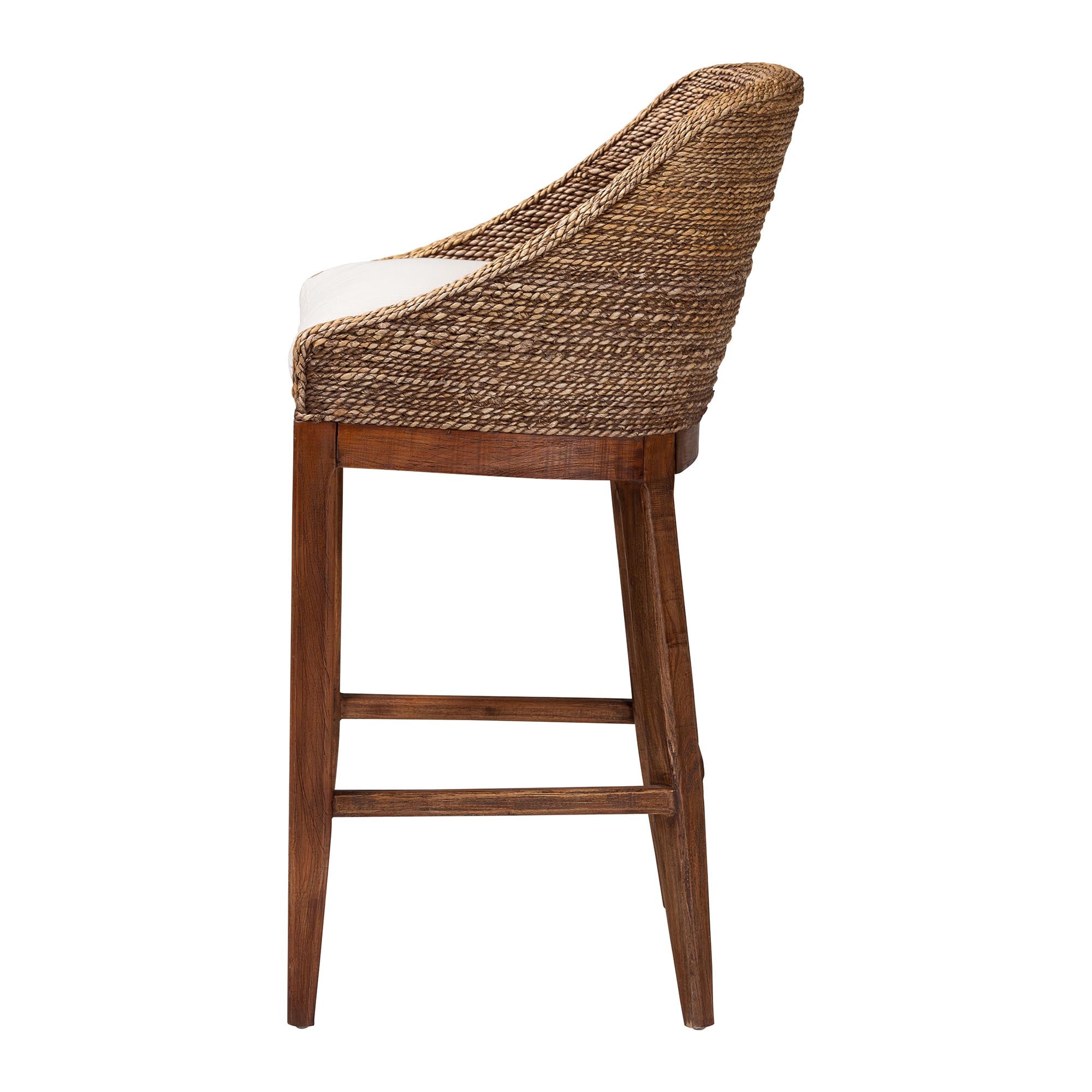 Bali & Pari Jasper Seagrass Bar Stool