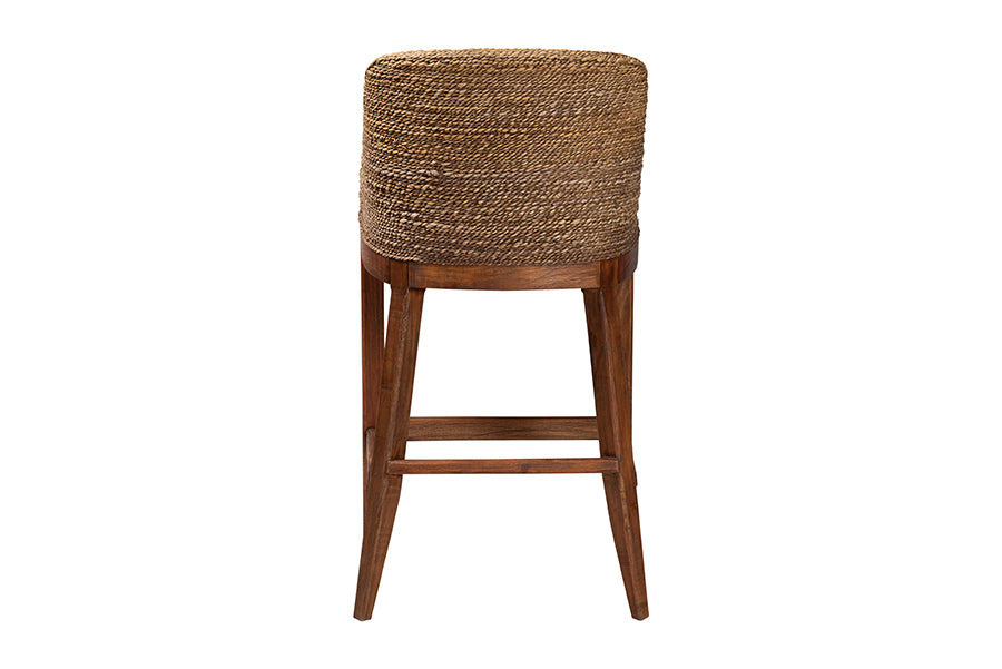 Bali & Pari Jasper Seagrass Bar Stool