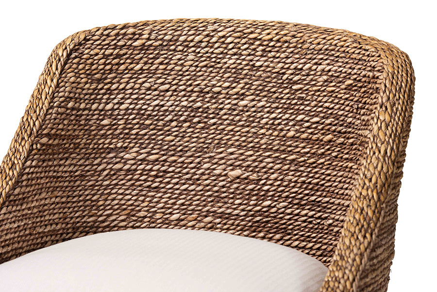 Bali & Pari Jasper Seagrass Bar Stool